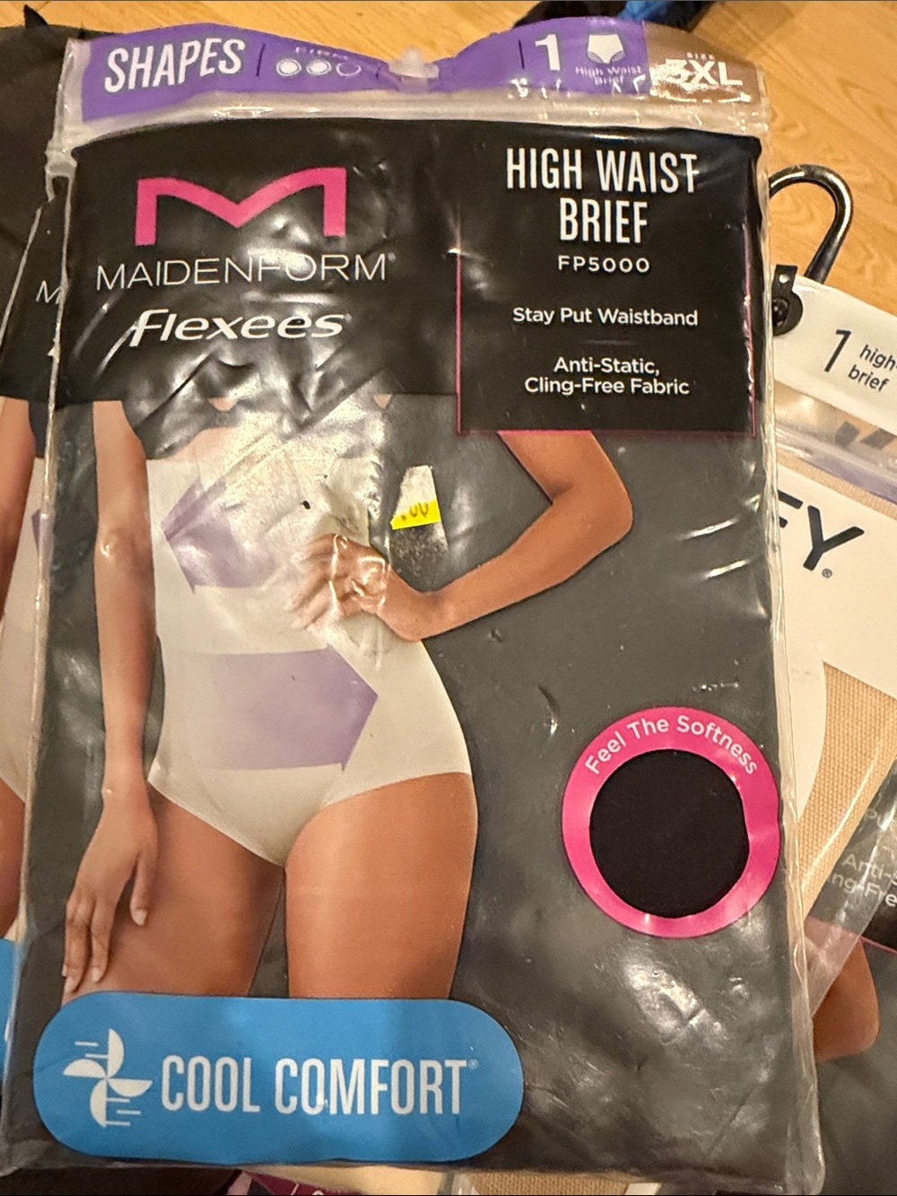 Maidenform Flexees High Waist Brief - Black Size 3xl